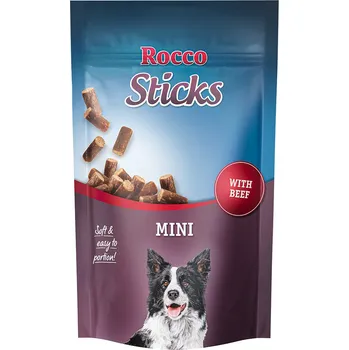 Pamlsek pro psa 100g Rocco Sticks Mini - hovězí