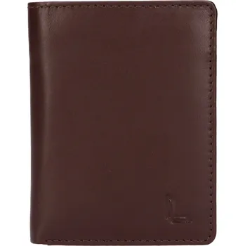 Peněženka Menší pánská kožená peněženka Lagen Peridot - hnědá