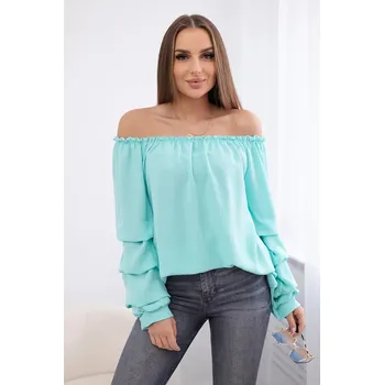 Dámská košile Španělská halenka s ozdobnými rukávy mincovna UNI