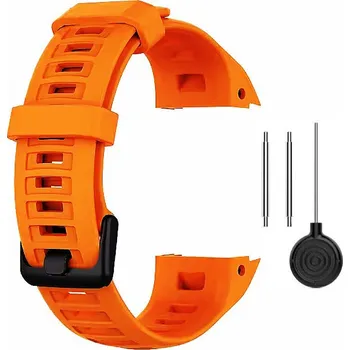 Řemínek na hodinky Silikonový řemínek Ricardo (pro Garmin Instinct 2S), oranžový