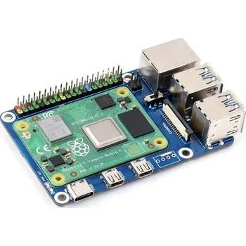 Stolní počítač Waveshare - Adaptér Compute Module 4 na Raspberry Pi 4B (včetně CM4)