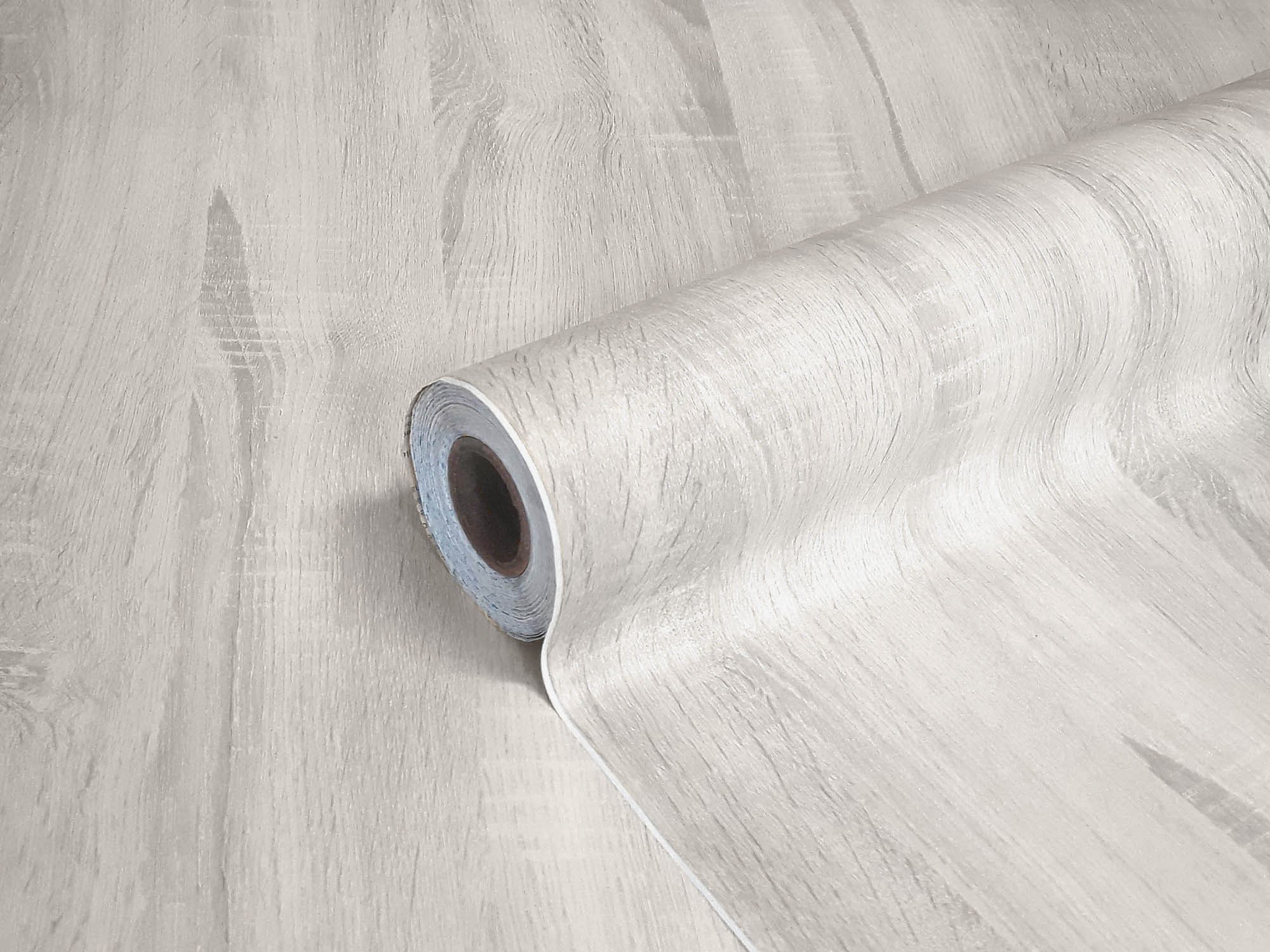 DIMEX | Samolepicí fólie na dveře 99-6225 | šíře 90 cm | DUB BÍLÝ ORLANDO + Samolepicí renovační fólie na dveře DIMEX DUB BÍLÝ ORLANDO v šíři 90 cm s laminační vrstvou