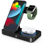 JP 4v1 bezdrátová nabíječka W01, černá