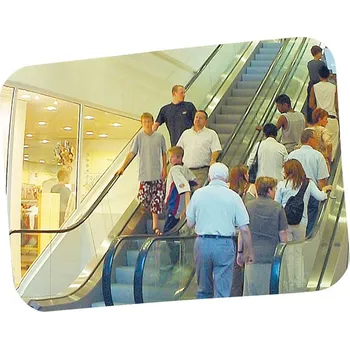 Bezpečnostní zrcadlo Vialux Dohledové obdélníkové nerozbitné zrcadlo, 1000 x 800 mm