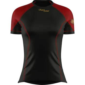 Dámské funkční triko krátký rukáv RED VELVET černá Bamboo Light New