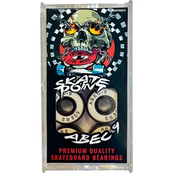 Příslušenství pro in-line skate point Ložiska skate bearings box abec 9 set white