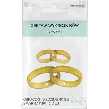 Prsten DP Craft Výžezové šablony snubní prsteny 2ks