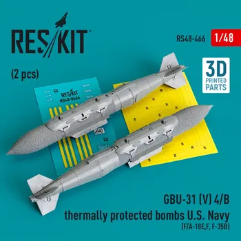 Plastikový model Reskit 1/48 GBU-31 (V) 4/B thermally prot.bombs U.S. Navy