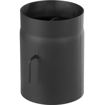 Kouřovod Rura HS K0250/120/1,5 mm, s klapkou, krátke ťahlo