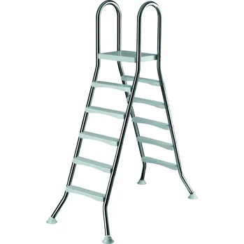 Planet Pool Bazénové schůdky z nerezové oceli 150 cm 6 stupňů