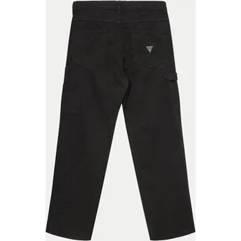 Pánské kalhoty Guess Kalhoty z materiálu L4YB02 WE1L0 Černá Relaxed Fit 12Y