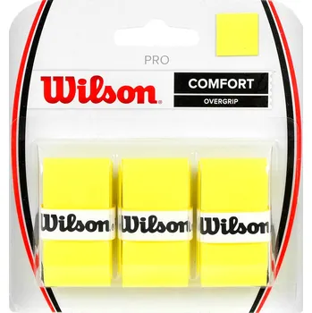 Vinutí pro venkovní tenisovou raketu WILSON PRO COMFORT OVERGRIP Žlutá 3 ks