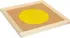 Výkluz mezidno pro úl 39 x 24 cm 8 otvorů přírodní/žluté 45,5 x 45,5 x 2,2 cm