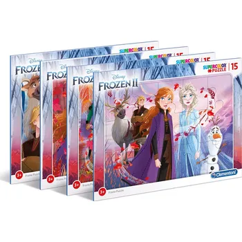 Puzzle Clementoni rám puzzle Frozen II 15 ks