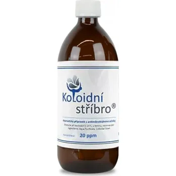 Pleťová kosmetika Koloidní stříbro 20 ppm, 1 000 ml