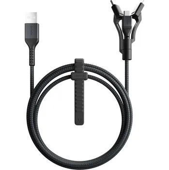 Datový kabel Nomad Kevlar USB-A Universal kabel - 1.5 m černá (NM01325185) Černá