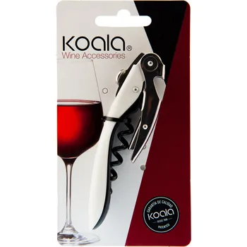 Otvírák KOALA Vývrtka na víno bílá