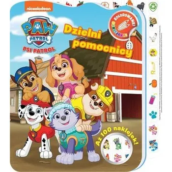 První čtění Psi Patrol. Kolorowanki naklejanki cz.4 - praca zbiorowa