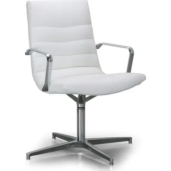 Antares Kožená konferenční židle PROKURIST, bílá