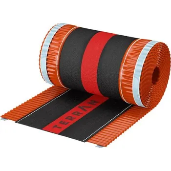 betonová krytina Pás větrací hřebene a nároží MEDI Roll 5 m – cihlově červená