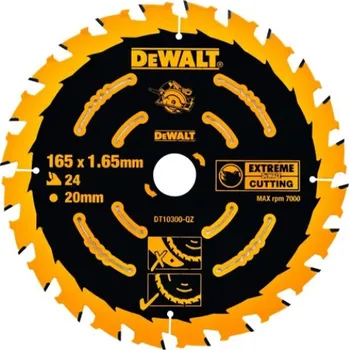 Pilový kotouč DeWALT DT10624 Pilový kotouč Extreme 165 x 20 mm, 24 zubů, ATB 18° free_store_pickup