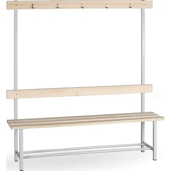 Šatní lavice s věšáky, délka 1500 mm