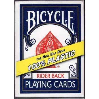 Poker USPCC Bicycle 100% plastic Barva: Modrá