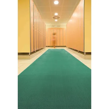 Rohožka Univerzální vinylová rohož, tloušťka 5 mm, šířka 1,2 m, zelená, metráž