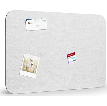 Kancelářský nábytek Akustická nástěnka 120x80 cm, kulaté rohy, bílá