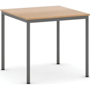 Jídelní stůl Corping Jídelní stůl, 80x80 cm, tmavě šedá podnož, buk