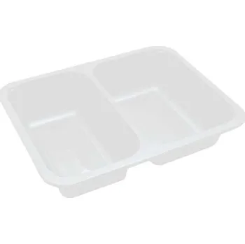 miska na zatavení 227x178x50mm, PP, hladká, 2-dílná,transparent, P (20ks/balení)