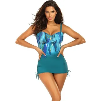 Self Puerto Rico 2 modré/zelené, M Dámské plavky Self Puerto Rico 2 modré/zelené, M