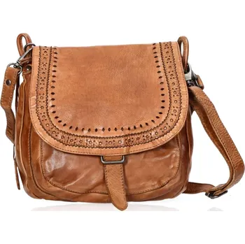 Kabelka Robel dámská kožená kabelka - koňaková