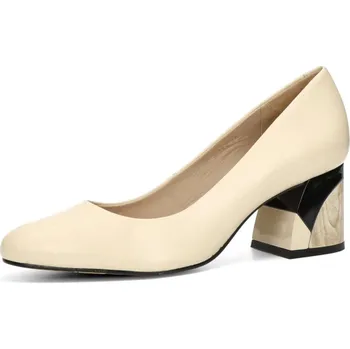 Dámské lodičky ETIMEĒ dámské kožené lodičky - béžové