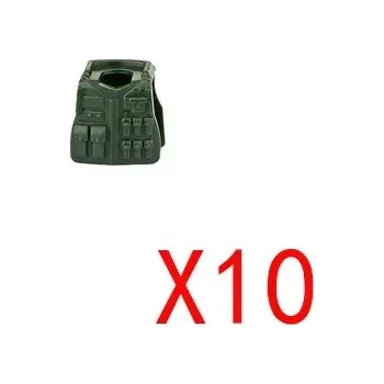 ostatní stavebnice Vojenská stavebnice mini cihličky pro děti | lego komponenty - BS188-E-Green