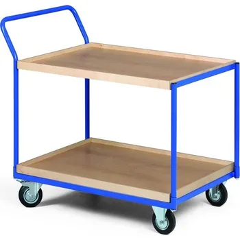 Corping Policový vozík, 2 police s hranou, nosnost 300 kg