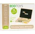 EcoToys Magnetická vzdělávací tabule laptop písmena a čísla