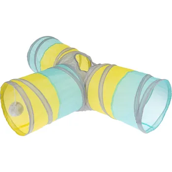 Hračka pro kočku Ø25x120cm TIAKI tunel pro kočky raketa ve tvaru T