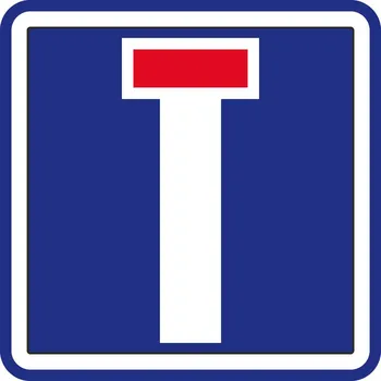 Dopravní značka Dopravní značka – Slepá pozemní komunikace