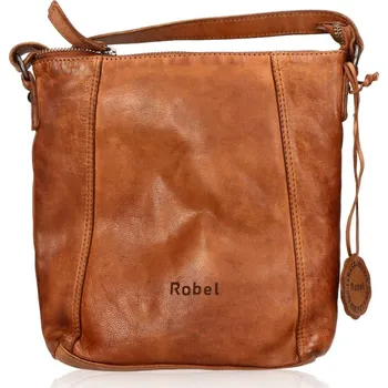 Kabelka Robel dámská kožená kabelka - koňaková