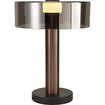 Lampička Mantra 8426 Gin, stolní lampa 1x GU10, černá/růžovozlatá, výška 45cm