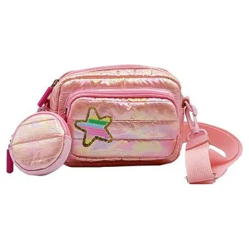 Set školních potřeb Torebka Puffy różowa