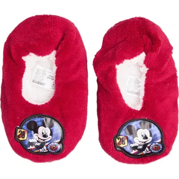 Chlapecké bačkory Podmix Dětské pantofle - Mickey Mouse červené Obuv: 27/28