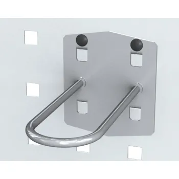 Dílenský regál Alfa 3 Smyčka přímá - 100 mm - držák na nářadí, pro EUROPERFO panely