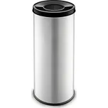 Alda Kovový koš na tříděný odpad 45 L stříbrný, směsný odpad