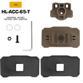 Wosport WST adaptér pro montáž svítilny na helmu, suchý zip - Písková