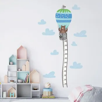 Samolepící dekorace Nálepky na zeď dětský medvěd chlapecký - Plotbase, s.r.o., 65x120cm