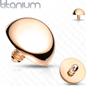 Módní doplněk Šperky4U Náhradní půlkulička TITAN, závit 1,2 mm - TIT1075-RD04