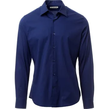 Pánská mikina Payper Pánská slim košile FLORENTIA Barva: MODRÁ SAFÍROVÁ, Velikost: 45