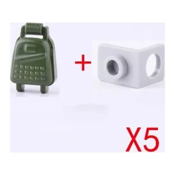 ostatní stavebnice Vojenské stavebnice mini cihly pro děti | lego komponenty - N-5PCS